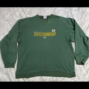 Vintage Reebok Green Bay Packers Sweater Size: L